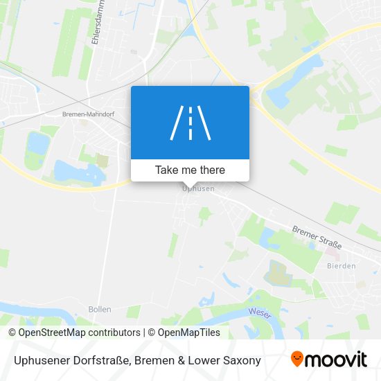 Uphusener Dorfstraße map