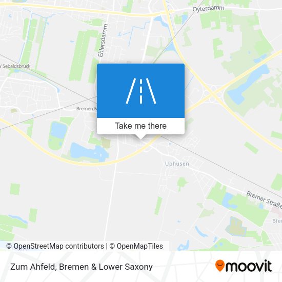 Zum Ahfeld map