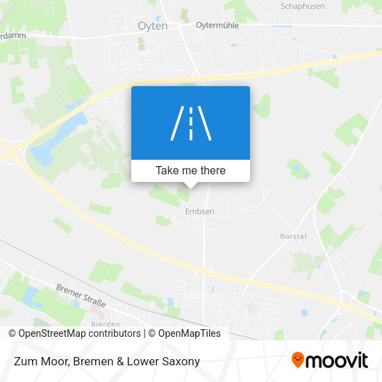 Zum Moor map