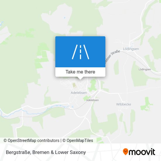 Bergstraße map