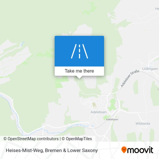 Heises-Mist-Weg map