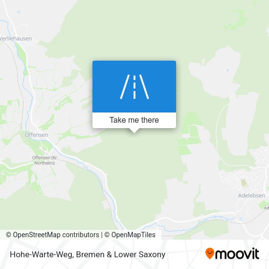 Hohe-Warte-Weg map