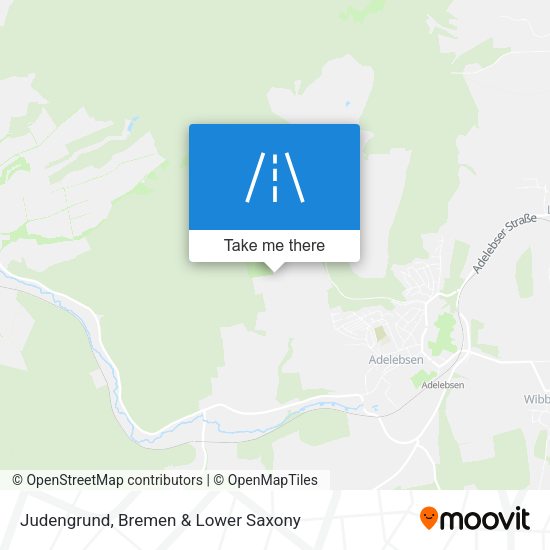 Judengrund map
