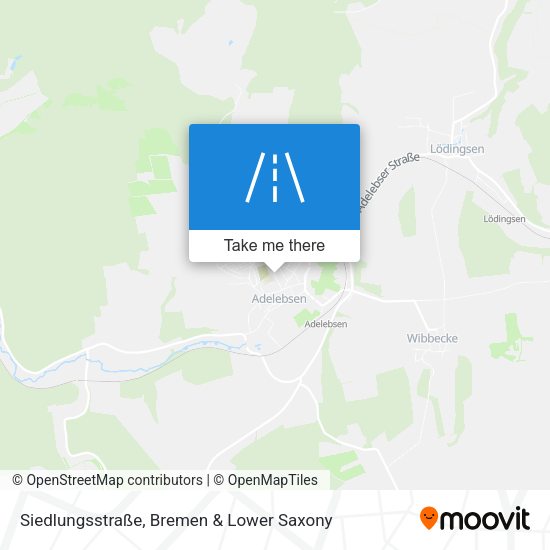 Siedlungsstraße map