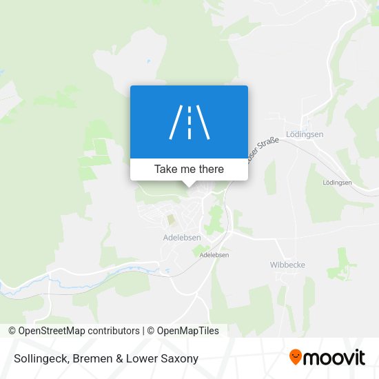 Sollingeck map