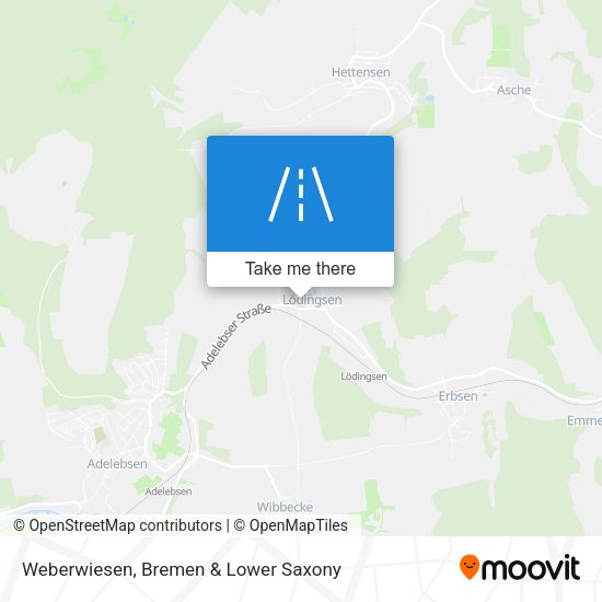 Weberwiesen map