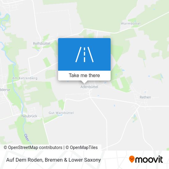 Auf Dem Roden map