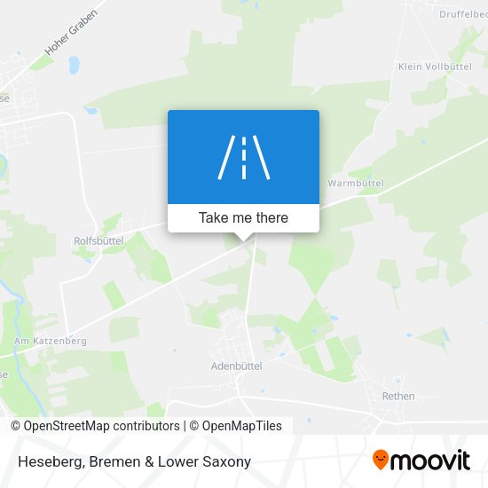 Heseberg map