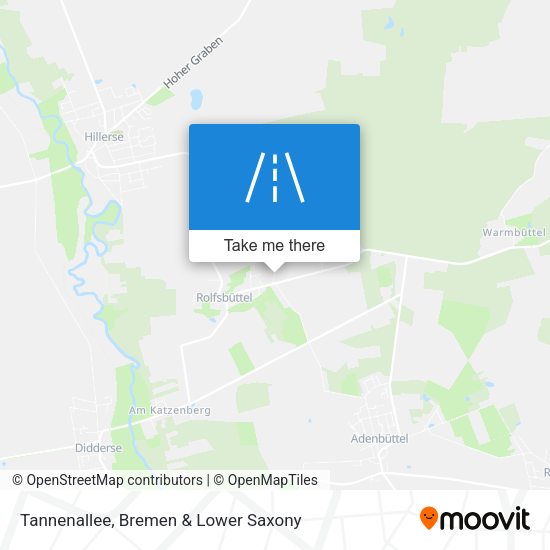 Tannenallee map