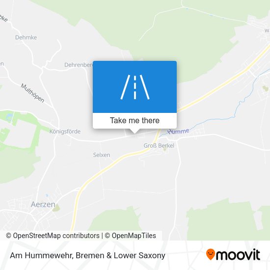 Am Hummewehr map