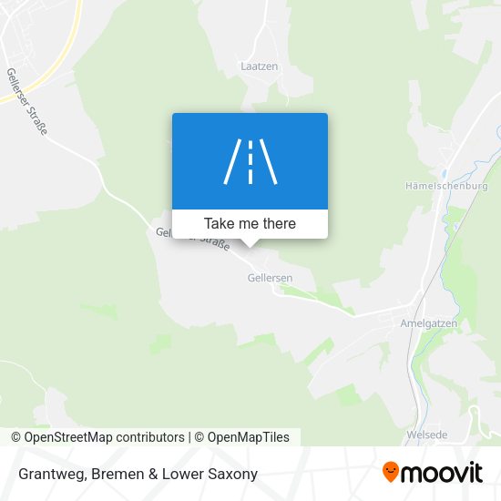 Grantweg map