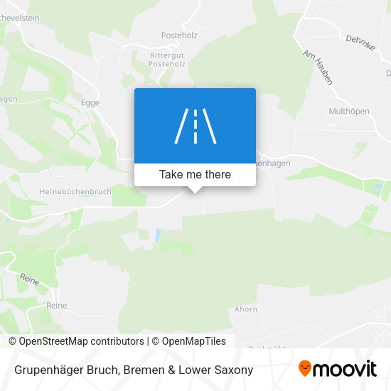 Grupenhäger Bruch map