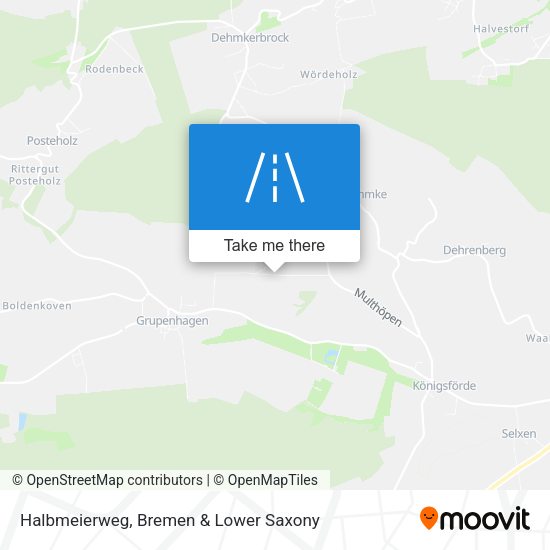 Halbmeierweg map