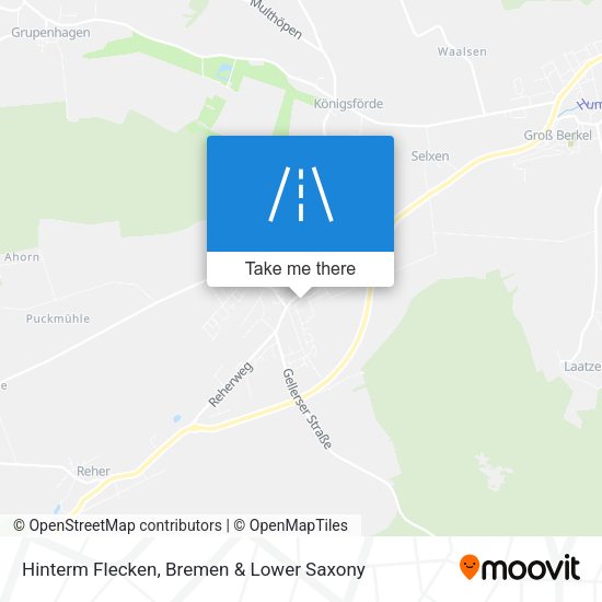 Hinterm Flecken map