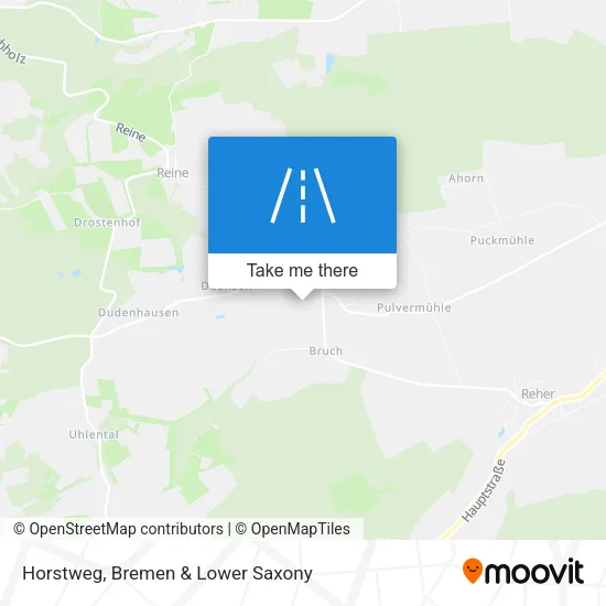 Horstweg map