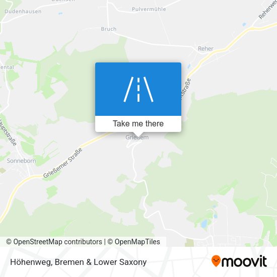 Höhenweg map