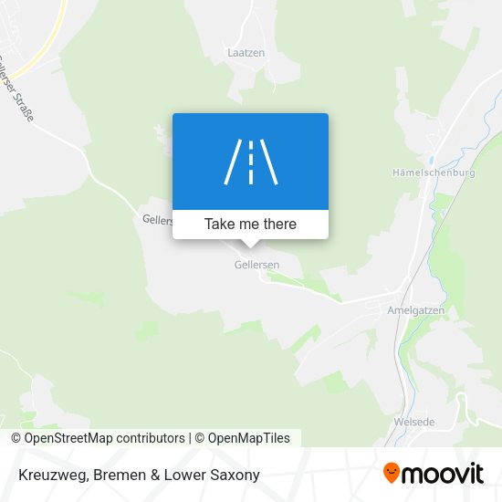 Kreuzweg map