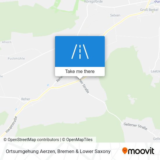 Ortsumgehung Aerzen map