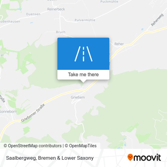 Saalbergweg map