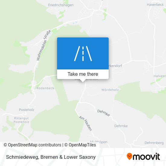 Schmiedeweg map