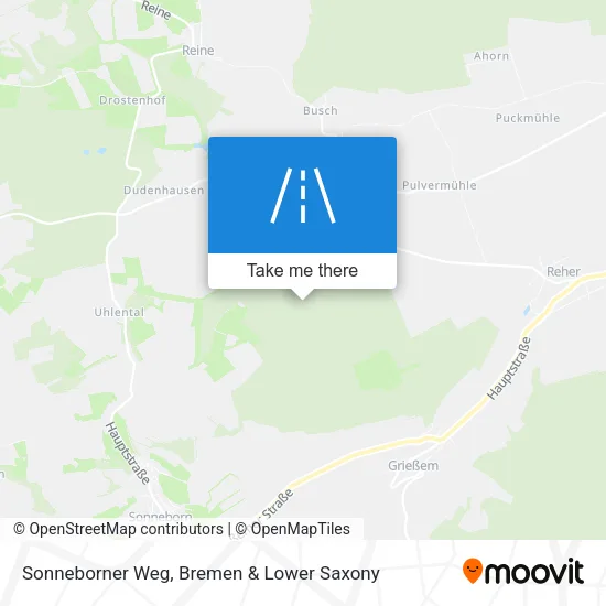 Sonneborner Weg map