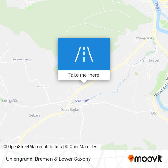 Uhlengrund map