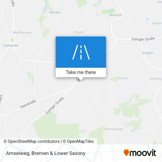 Amselweg map