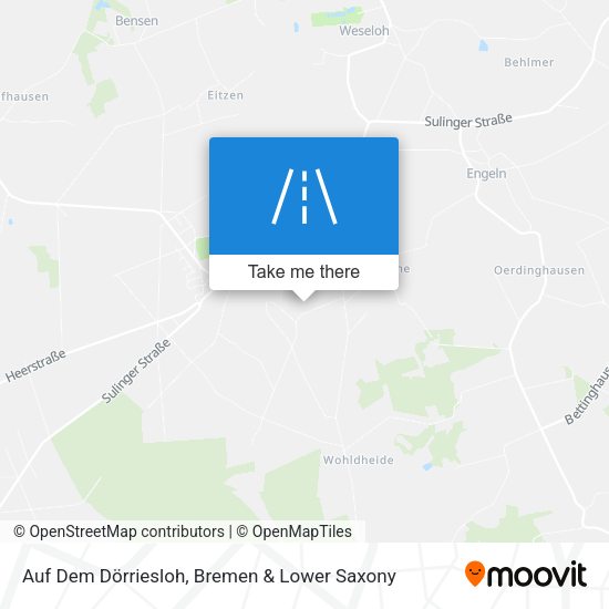 Auf Dem Dörriesloh map