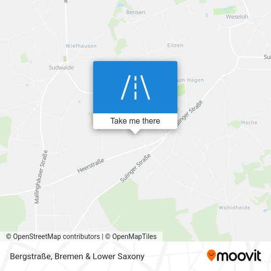 Bergstraße map
