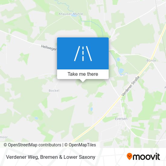 Verdener Weg map