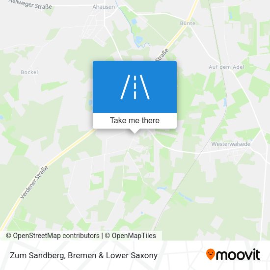 Zum Sandberg map