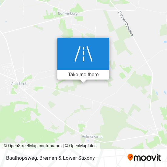 Baalhopsweg map