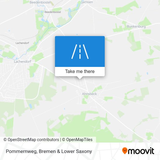 Pommernweg map