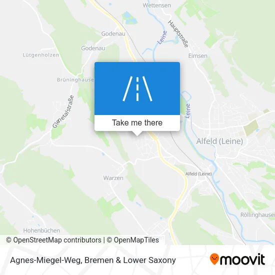 Карта Agnes-Miegel-Weg