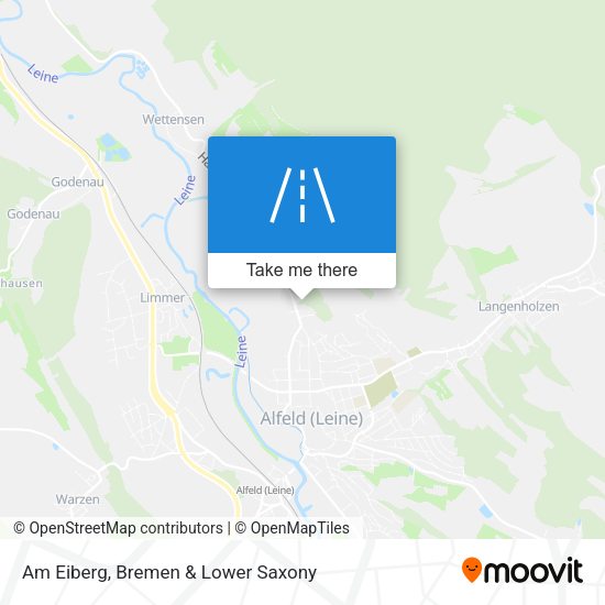 Am Eiberg map