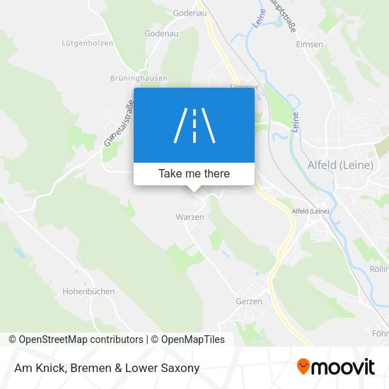 Am Knick map