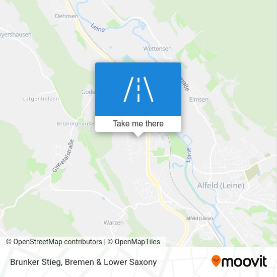 Brunker Stieg map
