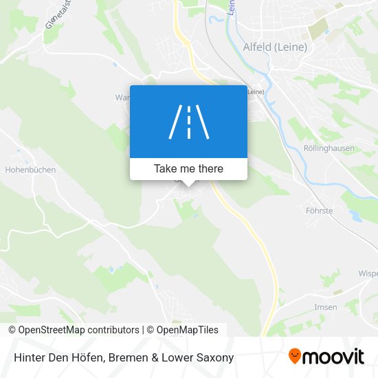 Hinter Den Höfen map