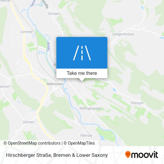 Hirschberger Straße map