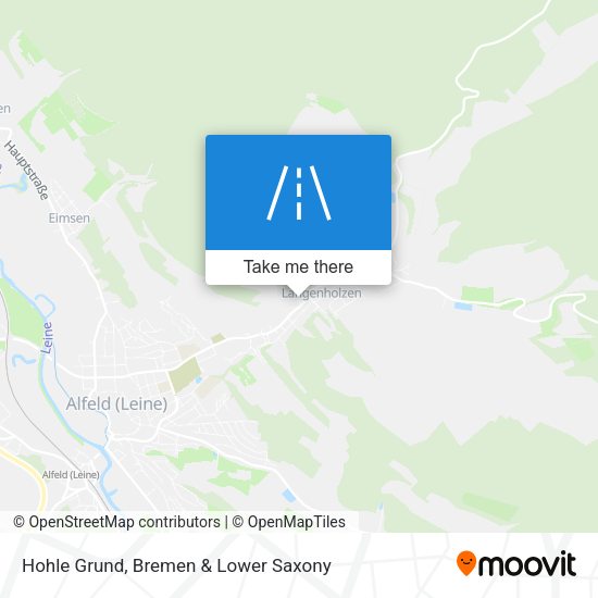 Hohle Grund map