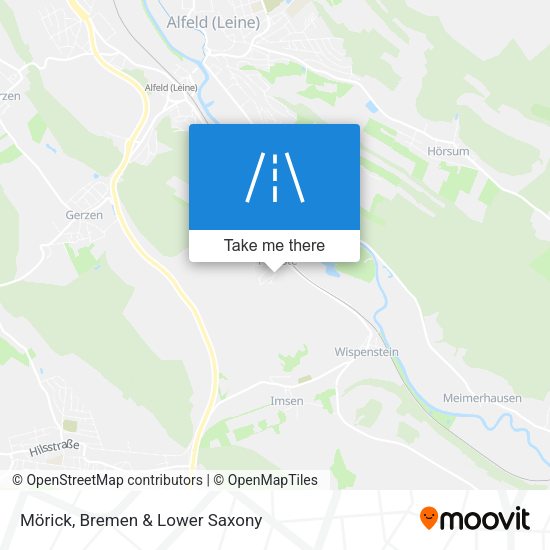 Mörick map