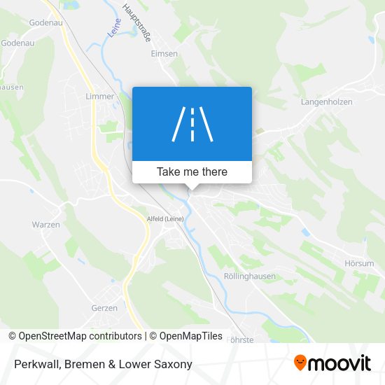 Perkwall map
