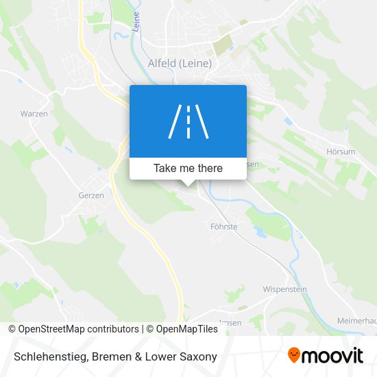 Schlehenstieg map
