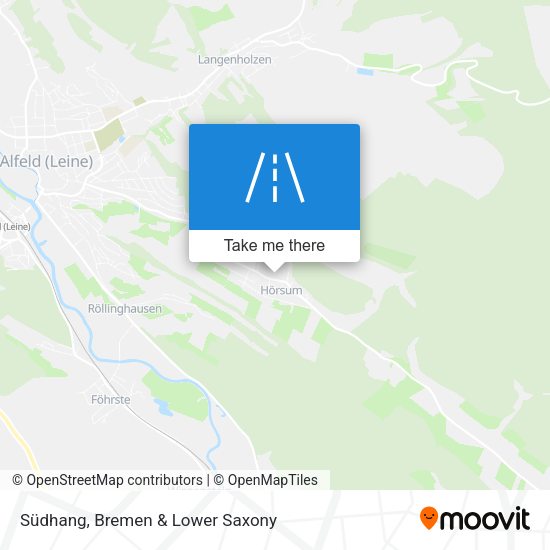 Südhang map
