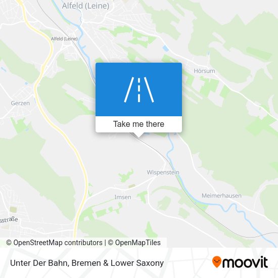 Unter Der Bahn map
