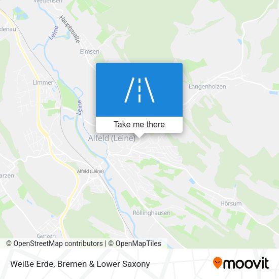 Weiße Erde map