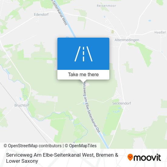 Serviceweg Am Elbe-Seitenkanal West map
