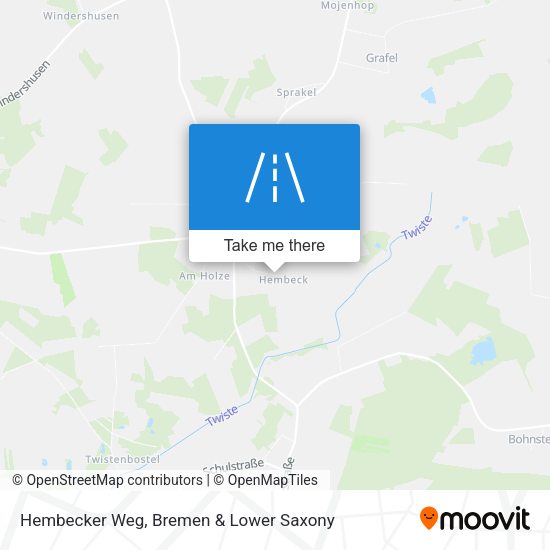 Hembecker Weg map