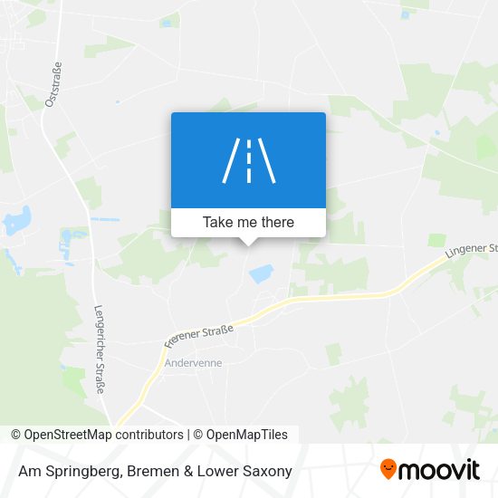 Am Springberg map