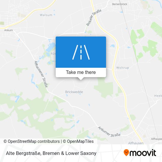 Alte Bergstraße map